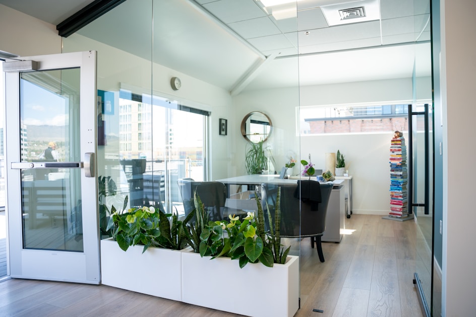 dental clinic reception desk professional